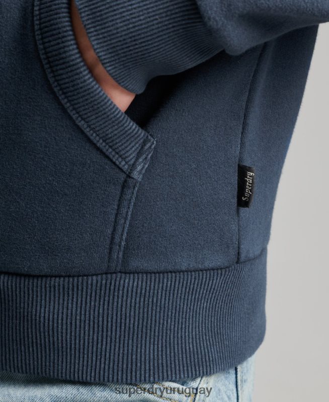 uy Superdry hombres sudadera con cremallera y logo vintage cali Armada DT2N8Z454 ropa