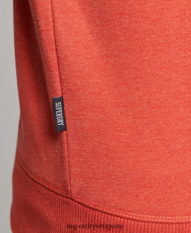 uy Superdry hombres sudadera con cuello redondo naranja DT2N8Z700 ropa