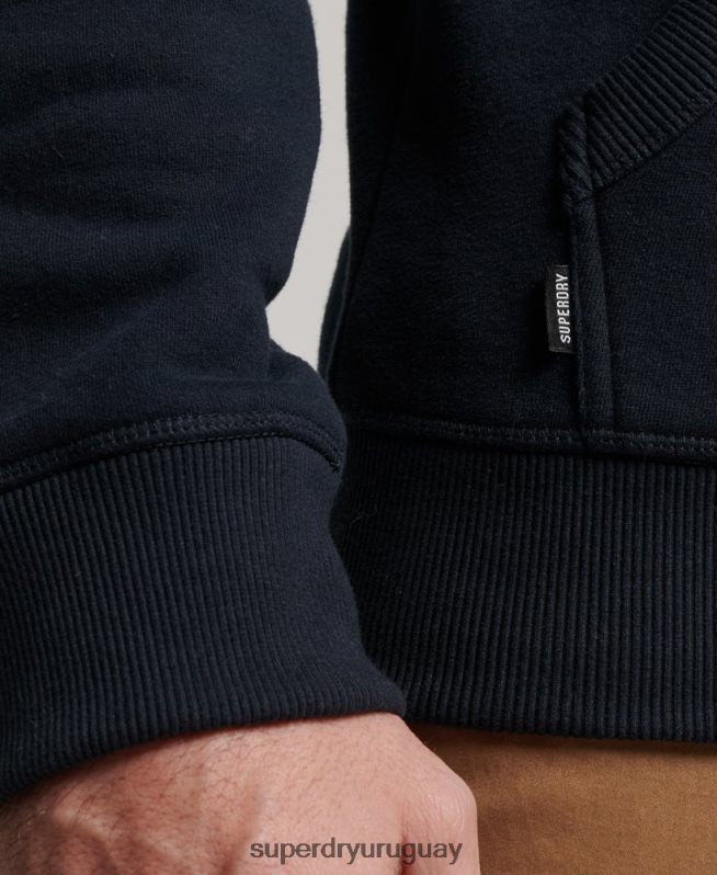 uy Superdry hombres sudadera con logo bordado Armada DT2N8Z64 ropa