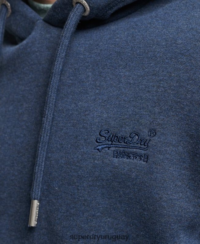 uy Superdry hombres sudadera con logo bordado Armada DT2N8Z754 ropa