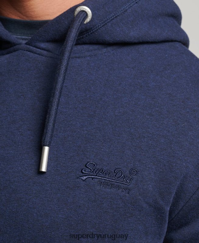 uy Superdry hombres sudadera con logo bordado Armada DT2N8Z838 ropa