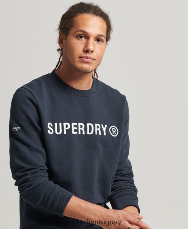 uy Superdry hombres sudadera con logo de corporación Armada DT2N8Z5061 ropa