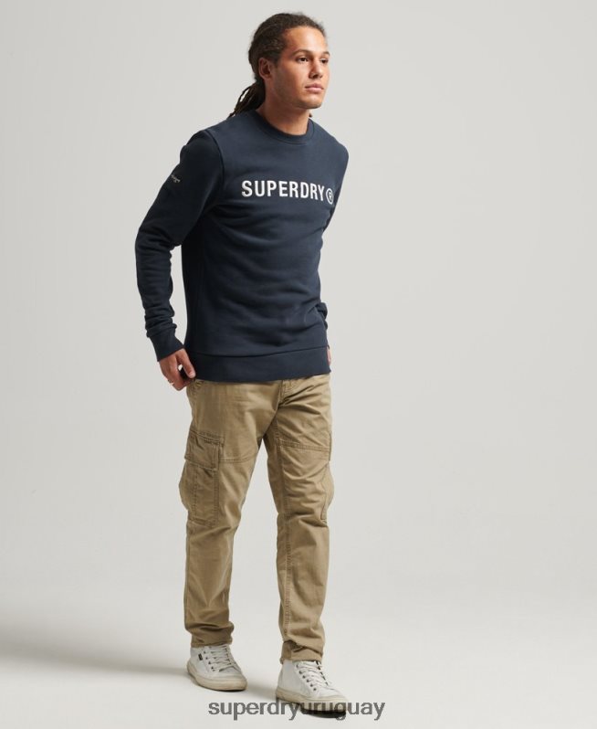 uy Superdry hombres sudadera con logo de corporación Armada DT2N8Z5061 ropa