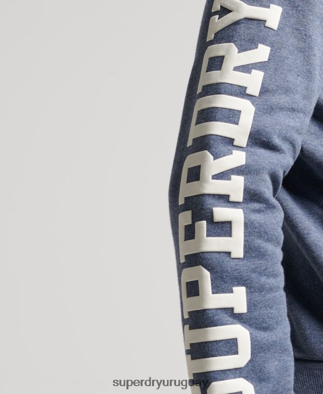 uy Superdry hombres sudadera deportiva con capucha y cremallera Armada DT2N8Z468 ropa