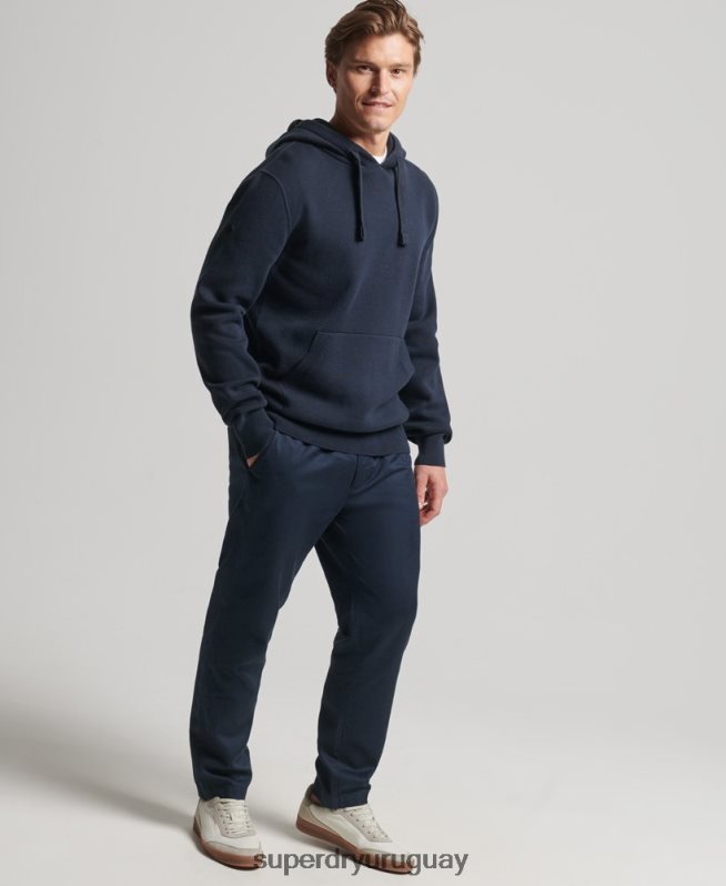 uy Superdry hombres sudadera esencial de algodón orgánico Armada DT2N8Z5050 ropa