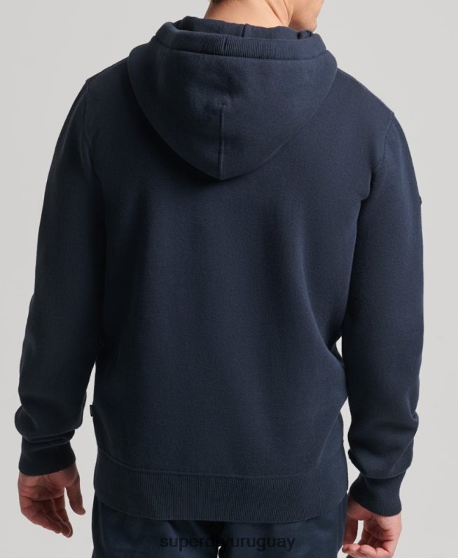 uy Superdry hombres sudadera esencial de algodón orgánico Armada DT2N8Z5050 ropa