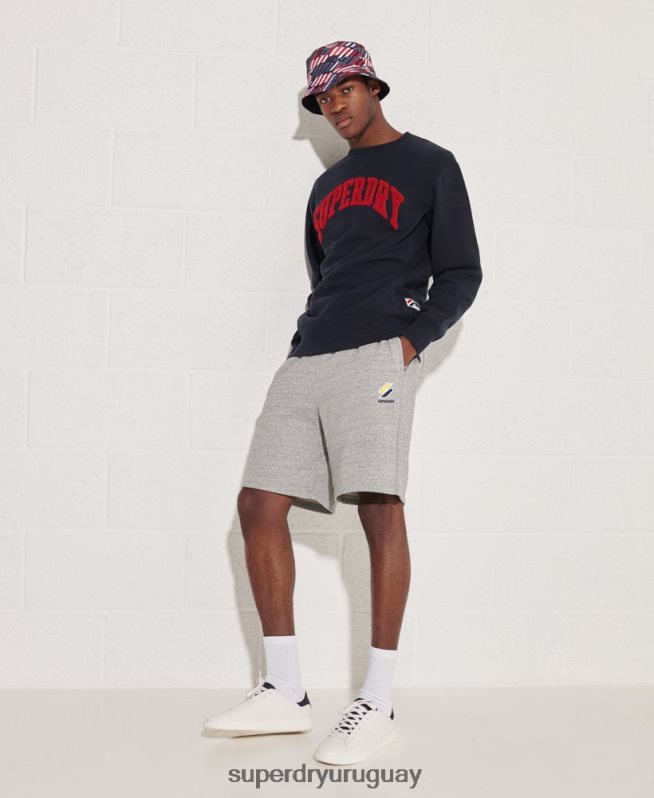 uy Superdry hombres sudadera sport true varsity crew Armada DT2N8Z871 ropa