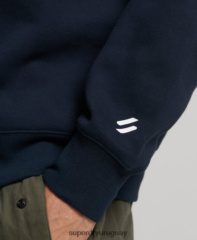 uy Superdry hombres sudadera sportswear con media cremallera Armada DT2N8Z621 ropa