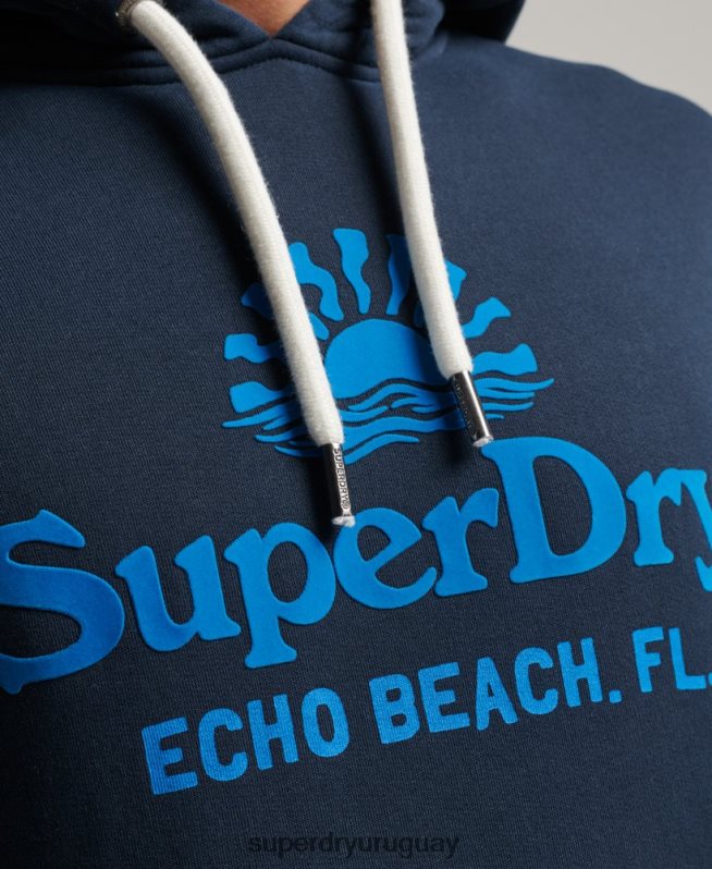 uy Superdry hombres sudadera vintage con capucha neon Armada DT2N8Z598 ropa