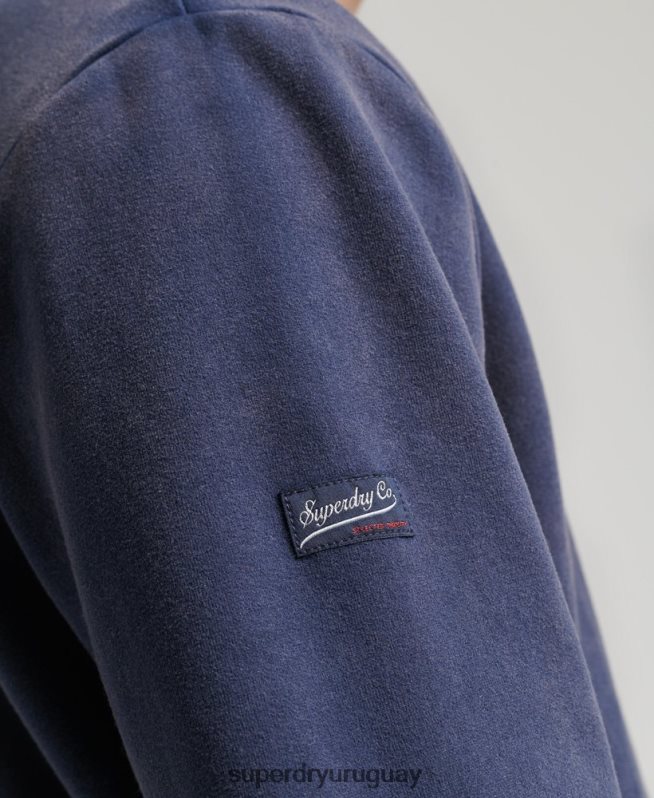 uy Superdry hombres sudadera vintage con cuello redondo Armada DT2N8Z5039 ropa