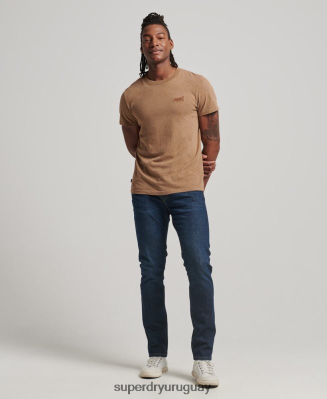 uy Superdry hombres jeans slim de algodón orgánico azul DT2N8Z1224 ropa