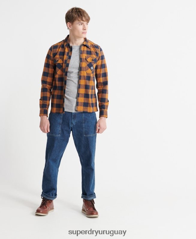 uy Superdry hombres vaqueros Lionel Easy Fatiga azul DT2N8Z1233 ropa