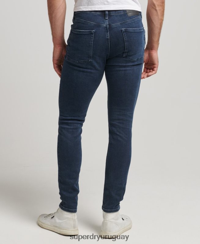 uy Superdry hombres vaqueros pitillo de época azul oscuro DT2N8Z1206 ropa