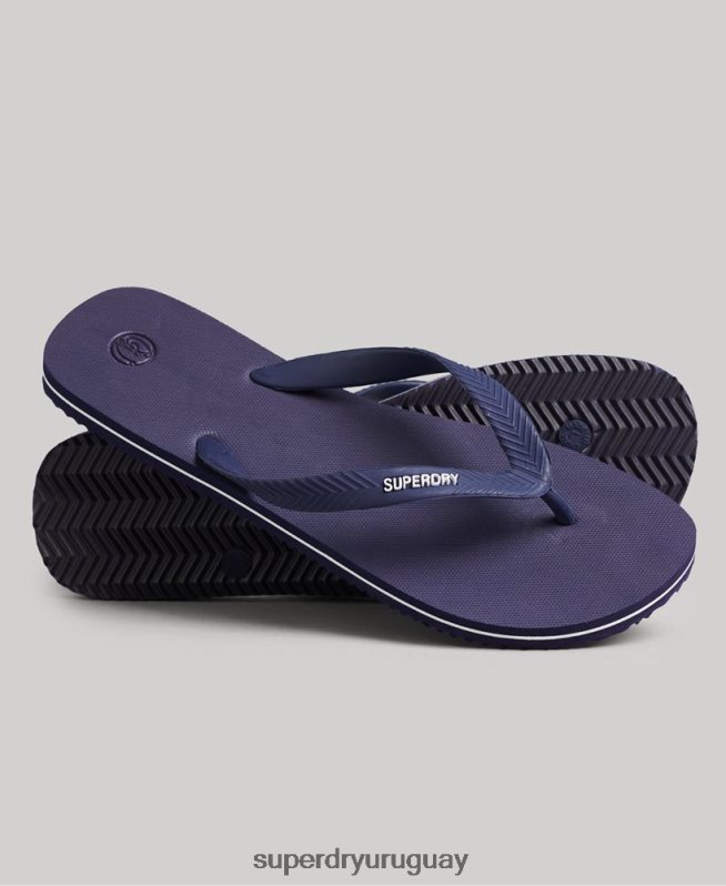uy Superdry hombres chanclas clásicas antiguas Armada DT2N8Z1805 zapatos