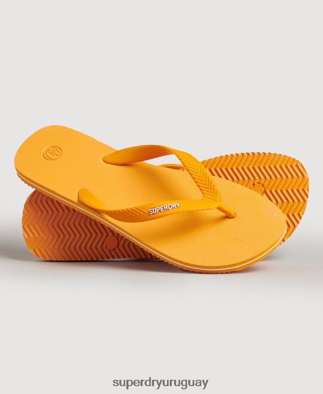 uy Superdry hombres chanclas clásicas antiguas oro DT2N8Z1730 zapatos