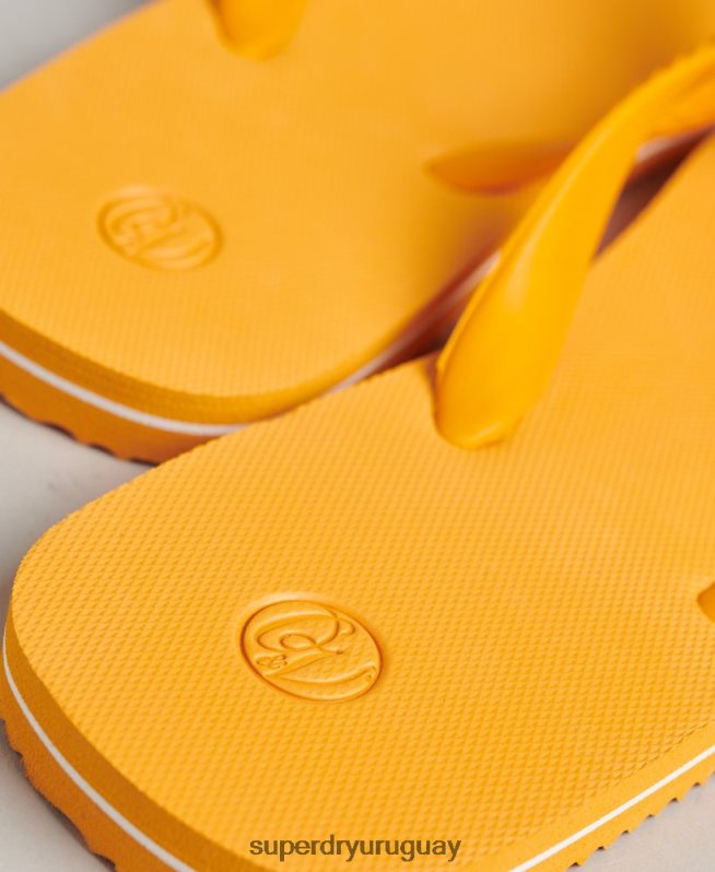 uy Superdry hombres chanclas clásicas antiguas oro DT2N8Z1730 zapatos