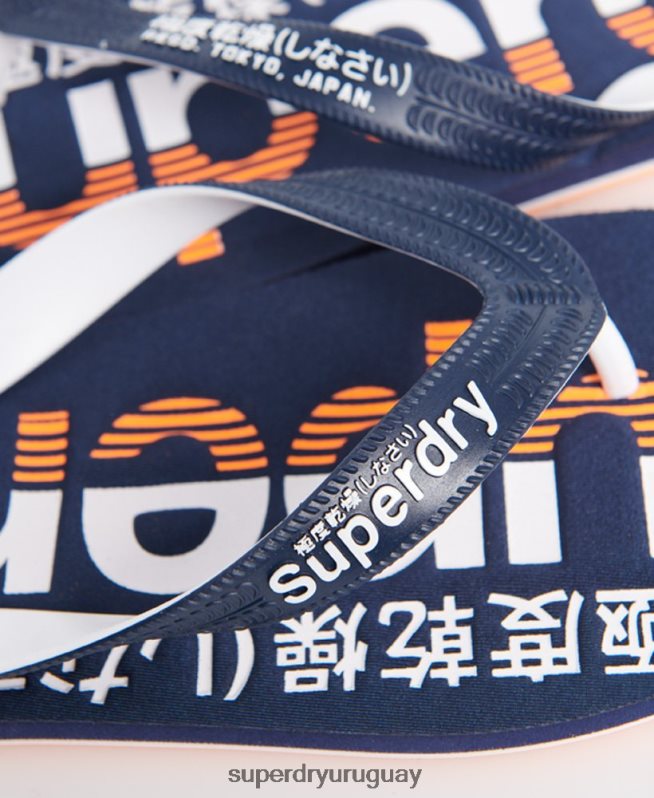 uy Superdry hombres chanclas clásicas con logo Armada DT2N8Z1936 zapatos