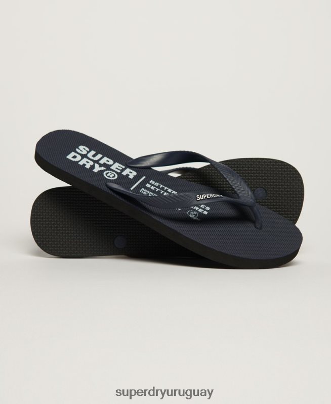 uy Superdry hombres chanclas de estudio Armada DT2N8Z1899 zapatos