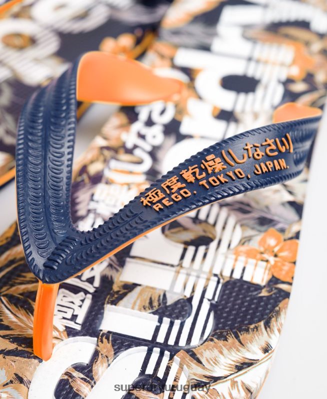 uy Superdry hombres chanclas estampadas multi DT2N8Z1951 zapatos