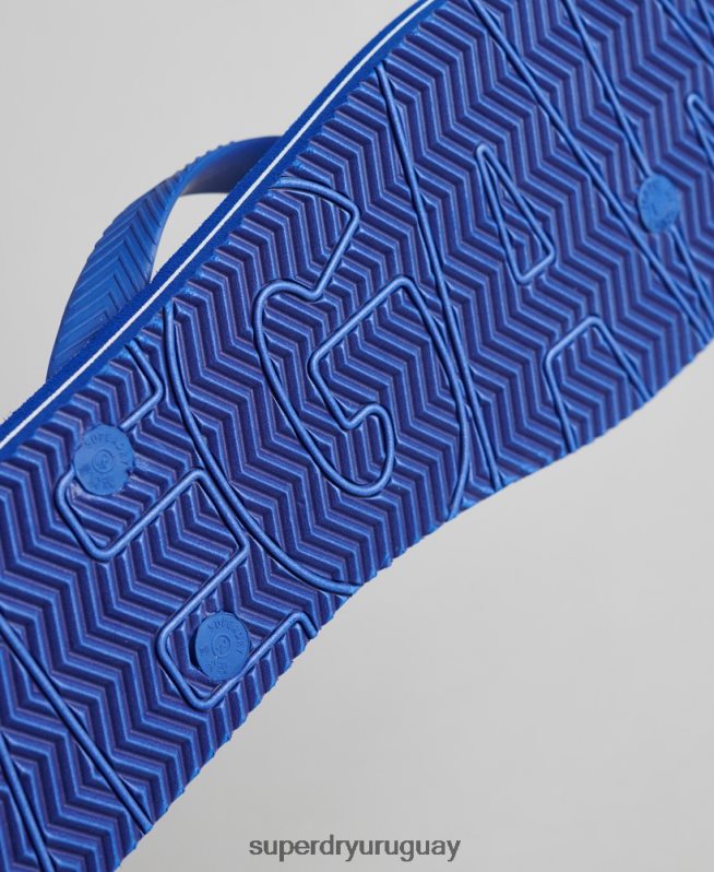 uy Superdry hombres chanclas veganas azul DT2N8Z114 zapatos