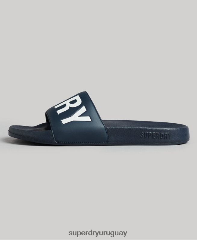 uy Superdry hombres Deslizadores de grupo de núcleo de código Armada DT2N8Z1907 zapatos