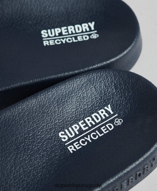 uy Superdry hombres Deslizadores de grupo de núcleo de código Armada DT2N8Z1907 zapatos
