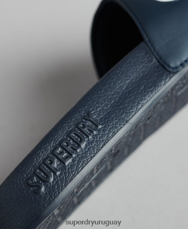 uy Superdry hombres Deslizadores de grupo de núcleo de código Armada DT2N8Z1907 zapatos