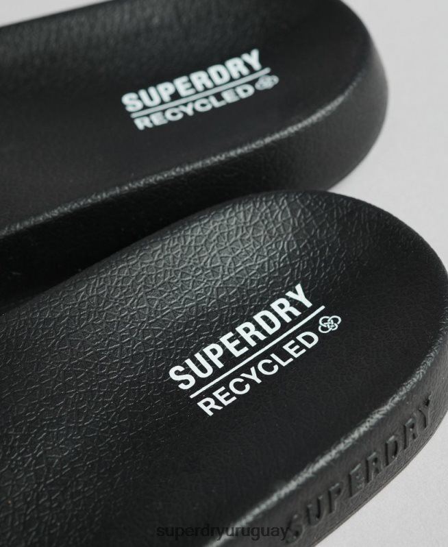 uy Superdry hombres Deslizadores de grupo de núcleo de código negro DT2N8Z1903 zapatos