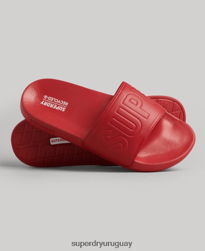 uy Superdry hombres Deslizadores de grupo de núcleo de código rojo DT2N8Z1912 zapatos