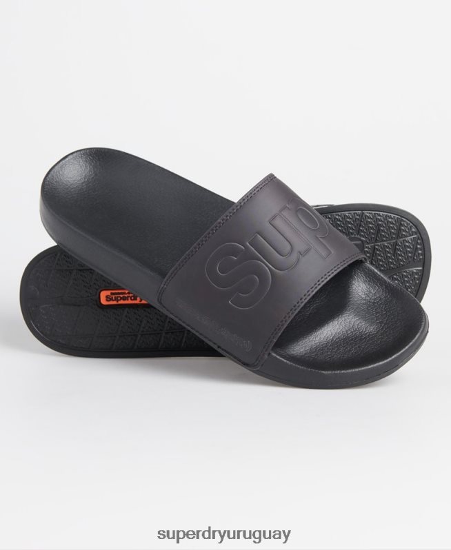 uy Superdry hombres chanclas de playa camufladas mágicas verde DT2N8Z1945 zapatos
