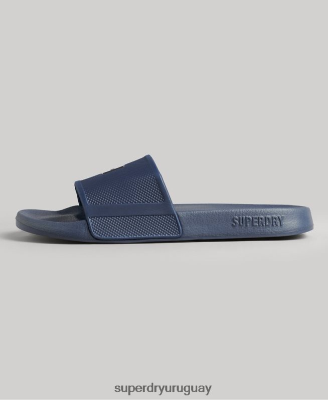 uy Superdry hombres controles deslizantes de tecnología de código azul DT2N8Z99 zapatos