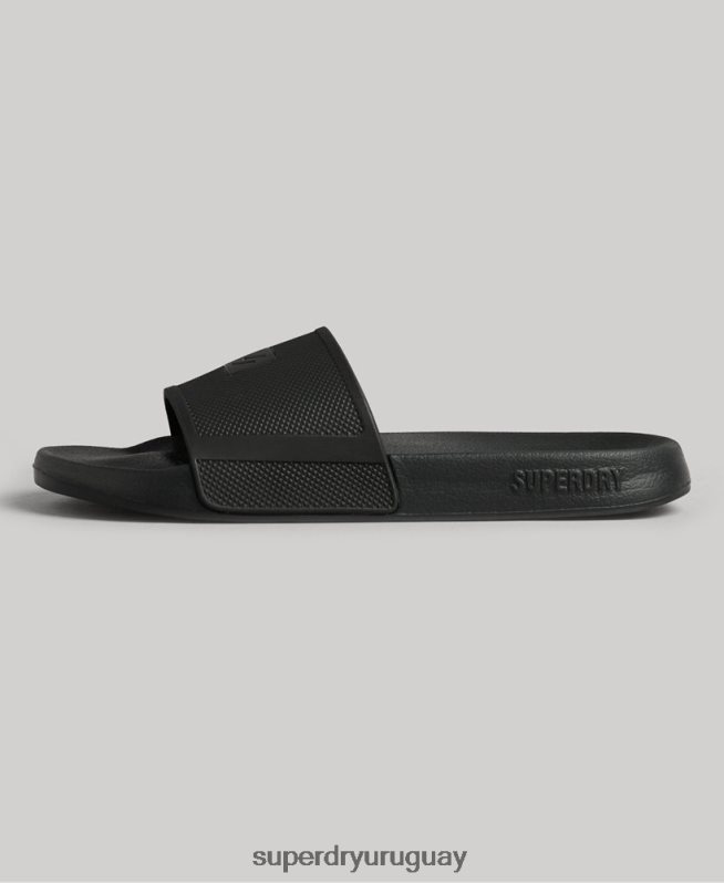 uy Superdry hombres controles deslizantes de tecnología de código negro DT2N8Z97 zapatos