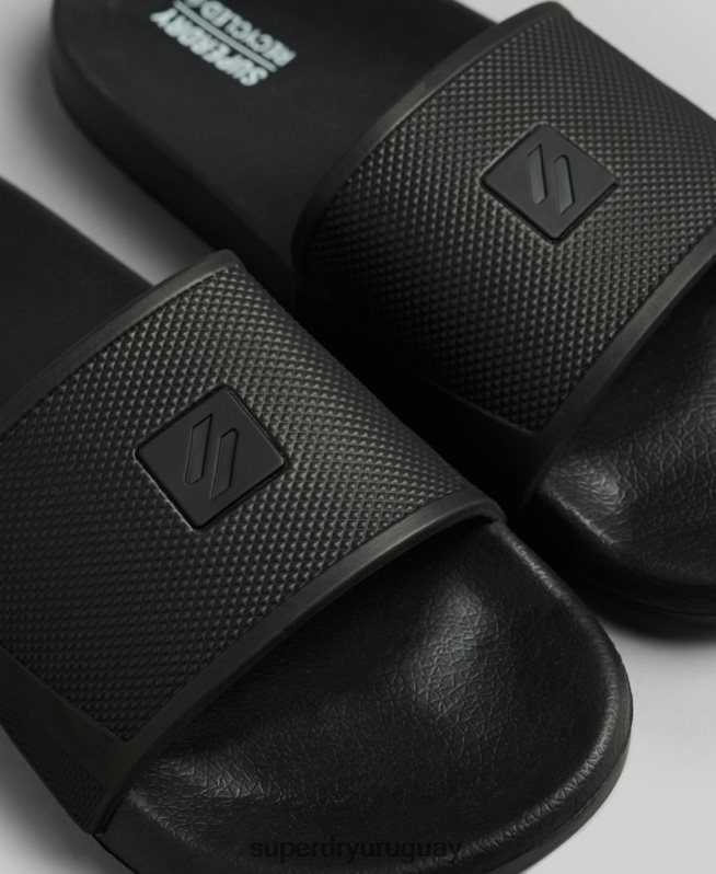 uy Superdry hombres controles deslizantes de tecnología de código negro DT2N8Z97 zapatos