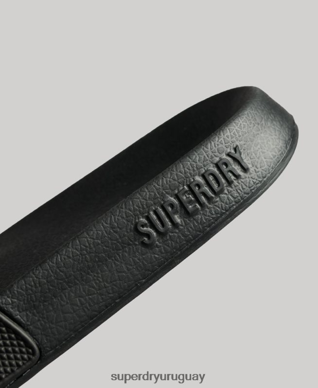 uy Superdry hombres controles deslizantes de tecnología de código negro DT2N8Z97 zapatos