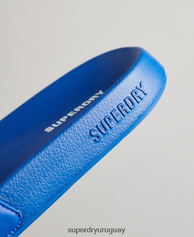 uy Superdry hombres deslizadores de piscina código esencial azul DT2N8Z1919 zapatos
