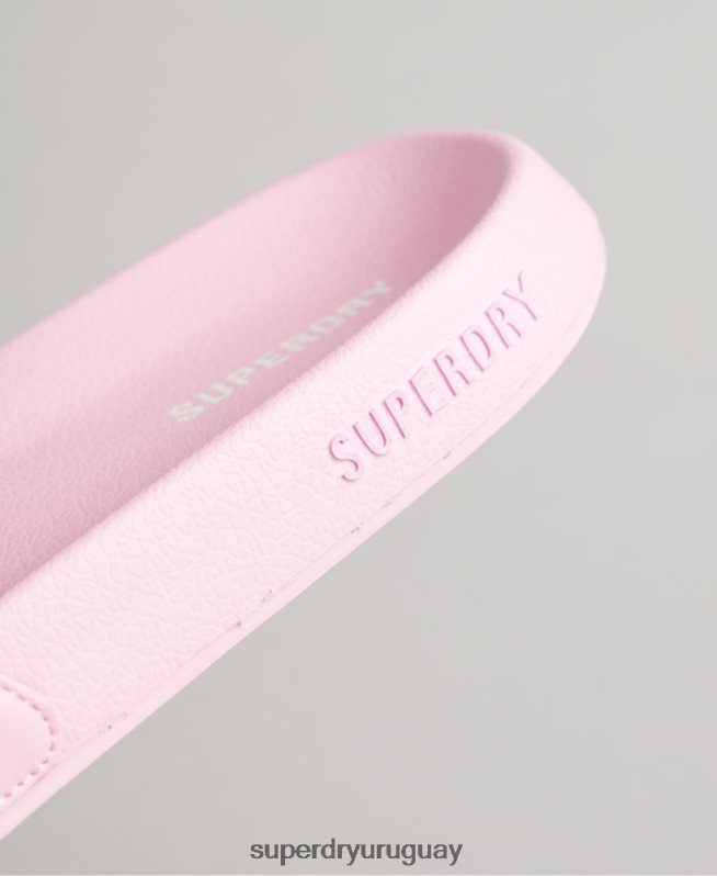 uy Superdry hombres deslizadores de piscina código esencial rosa DT2N8Z1942 zapatos