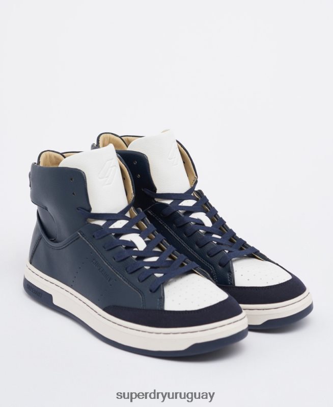 uy Superdry hombres zapatillas altas vegan basket sport Armada DT2N8Z1926 zapatos