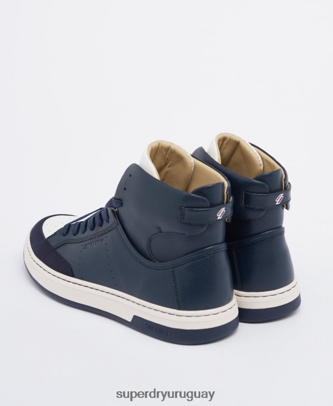 uy Superdry hombres zapatillas altas vegan basket sport Armada DT2N8Z1926 zapatos