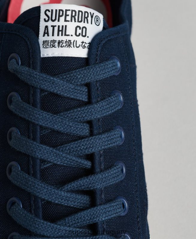 uy Superdry hombres zapatillas casual veganas de lona Armada DT2N8Z1953 zapatos