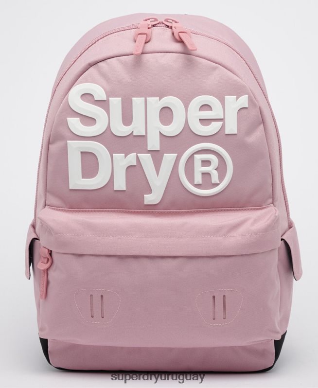 uy Superdry mujer mochila borde montana rosa DT2N8Z4272 accesorios