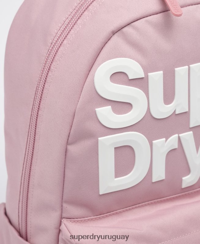 uy Superdry mujer mochila borde montana rosa DT2N8Z4272 accesorios