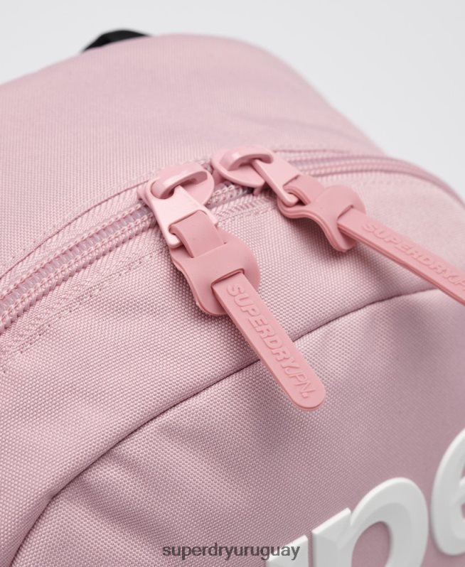 uy Superdry mujer mochila borde montana rosa DT2N8Z4272 accesorios