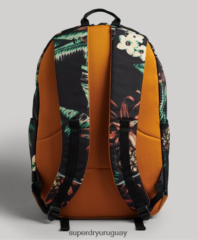 uy Superdry mujer mochila con motivo estampado negro DT2N8Z4217 accesorios