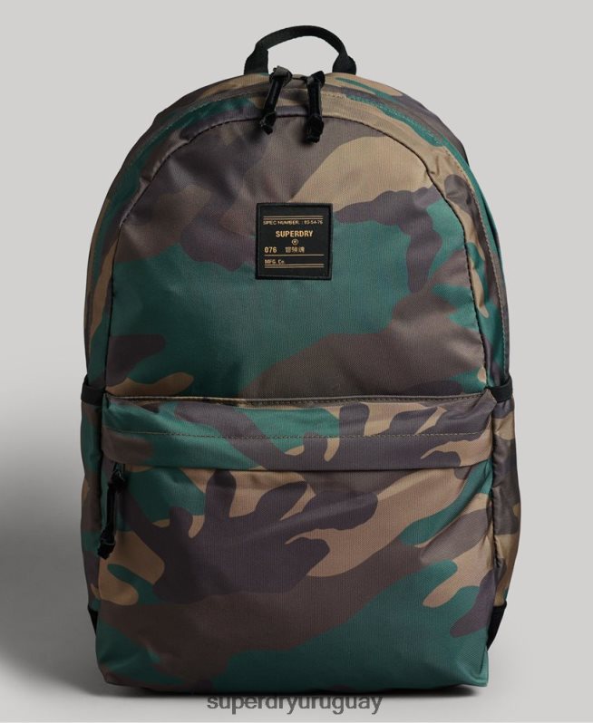 uy Superdry mujer mochila con motivo estampado verde DT2N8Z4225 accesorios