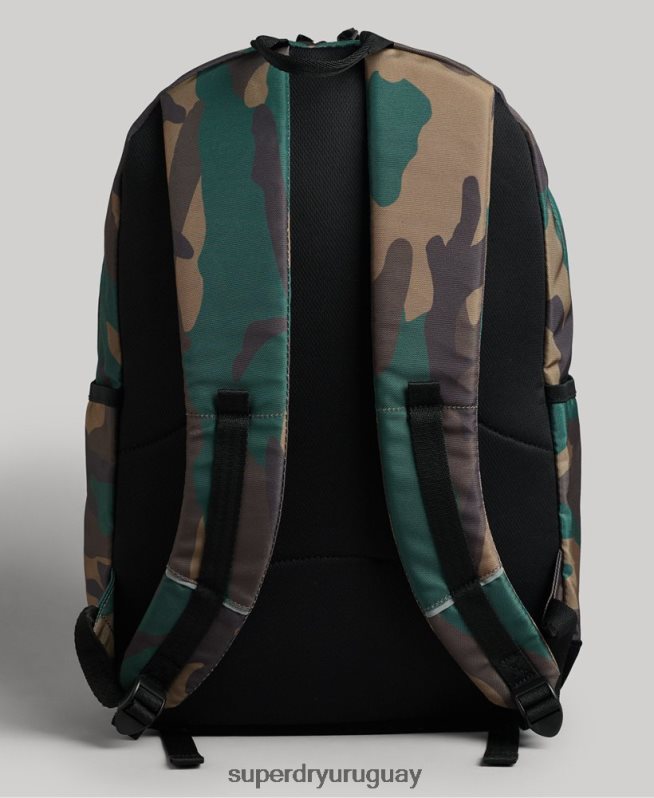 uy Superdry mujer mochila con motivo estampado verde DT2N8Z4225 accesorios