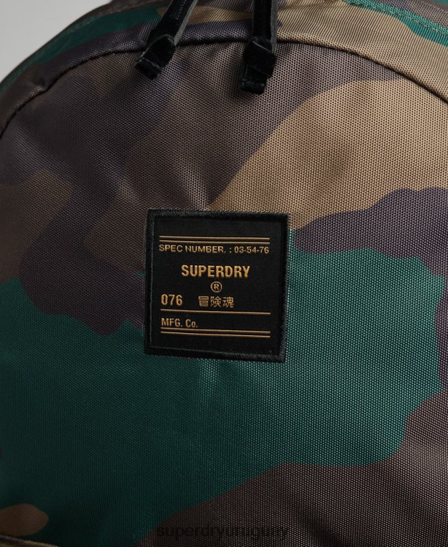 uy Superdry mujer mochila con motivo estampado verde DT2N8Z4225 accesorios