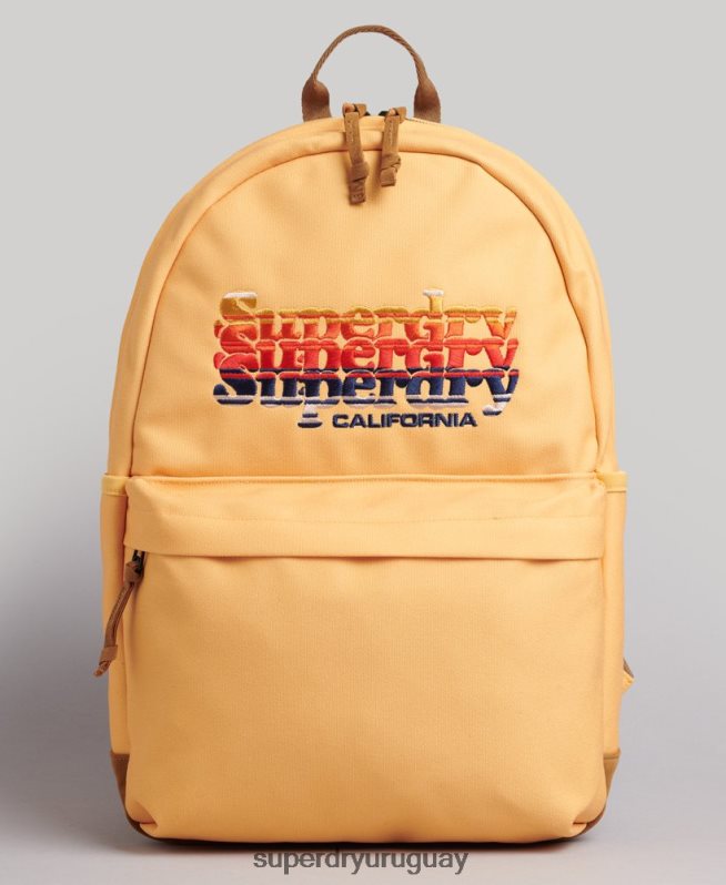 uy Superdry mujer mochila con motivo gráfico amarillo DT2N8Z1602 accesorios