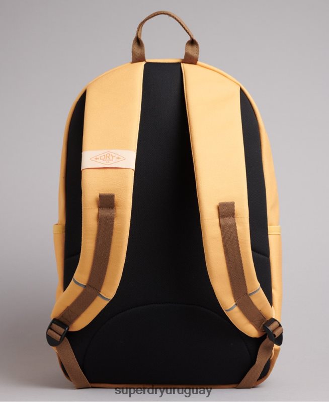 uy Superdry mujer mochila con motivo gráfico amarillo DT2N8Z1602 accesorios