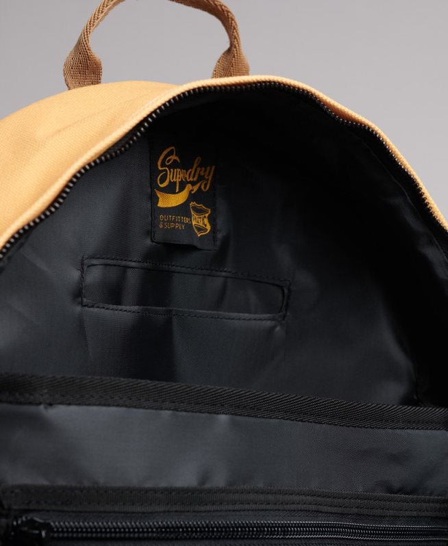 uy Superdry mujer mochila con motivo gráfico amarillo DT2N8Z1602 accesorios