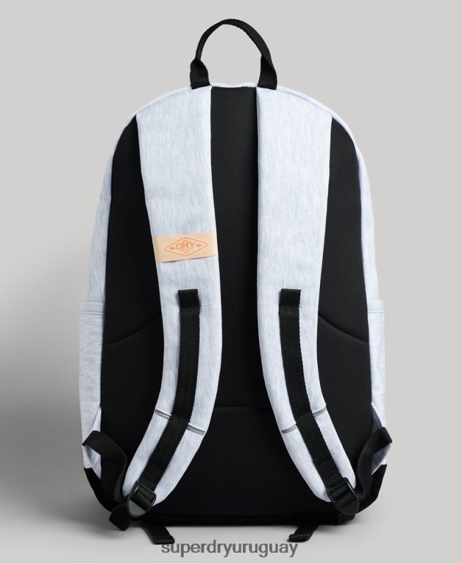 uy Superdry mujer mochila con motivo gráfico gris claro DT2N8Z1596 accesorios